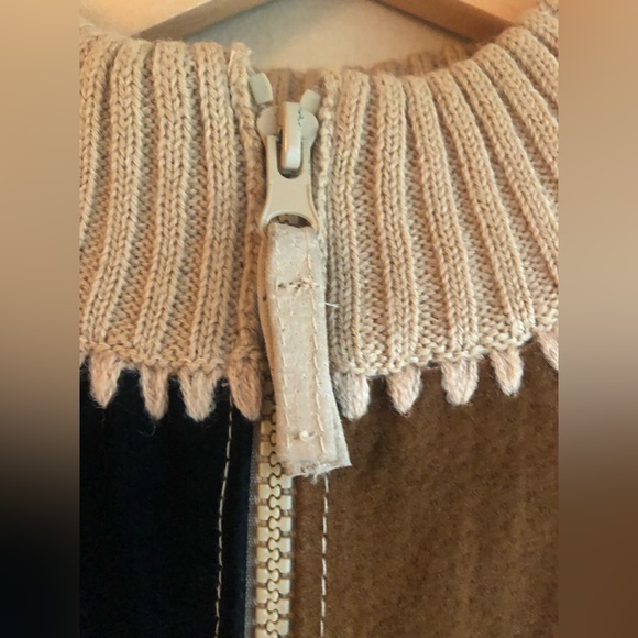 Designers Studio Original 100% Genuine Leather Brown Design Full Zip Vest Size L - Picture 8 of 12